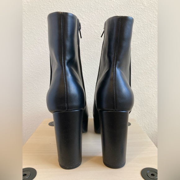 Mix No. 6 Black Platform Boots - Picture 3 of 7